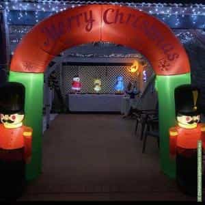 Christmas Light display at  73 Timor Avenue, Loganholme