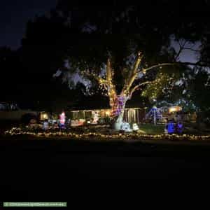 Christmas Light display at 25 Birt Avenue, Salisbury Heights