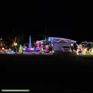 Christmas Light display at 15 Starboard Circuit, Shoal Point