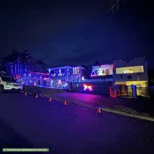 Christmas Light display at 36 Sugarloaf Street, Wavell Heights
