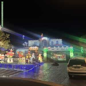 Christmas Light display at 18 Tully Place, Jerrabomberra