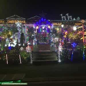 Christmas Light display at 1 Partalunga Circuit, Woodcroft