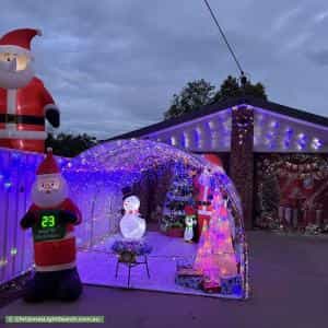 Christmas Light display at 14 Jabiru Street, Longreach