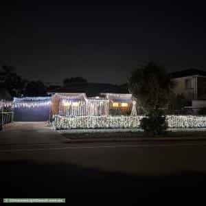 Christmas Light display at 79 Tait Street, Renown Park