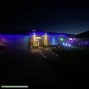 Christmas Light display at 5 Turquoise Crescent, Moana