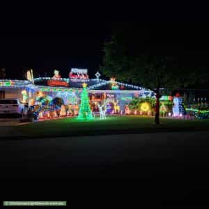 Christmas Light display at 10 Corbusier Drive, Saint Agnes