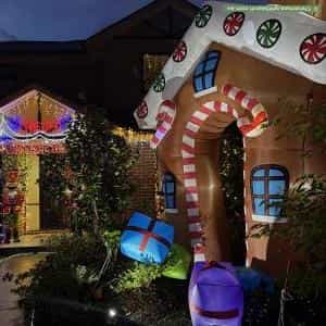 Christmas Light display at 50 Gertonia Avenue, Boronia