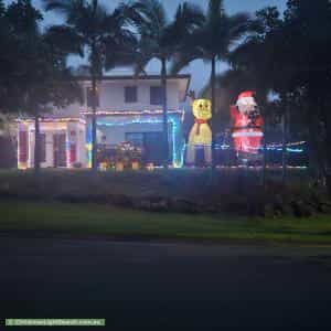 Christmas Light display at 12 Hamelin Street, Bentley Park