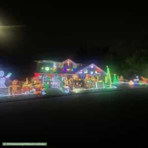 Christmas Light display at 14 Murrumba Place, Castle Hill
