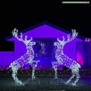 Christmas Light display at 37 Proserpine Circuit, Amaroo