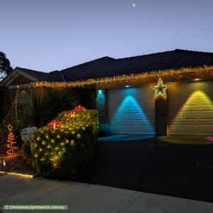 Christmas Light display at 14 Penola Drive, South Morang