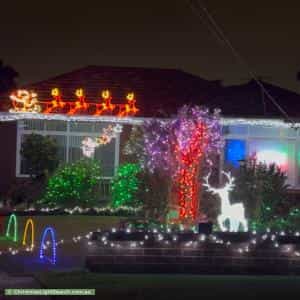 Christmas Light display at 7 Todd Crescent, Peakhurst
