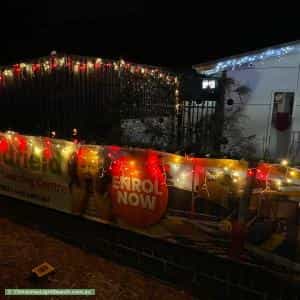 Christmas Light display at 9 Oldfield Road, Seven Hills