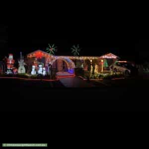 Christmas Light display at 1 House Circuit, Banks