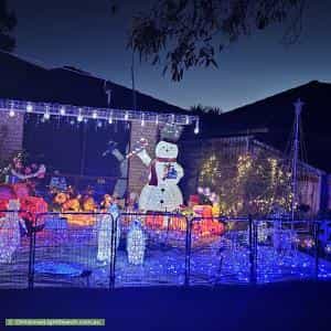 Christmas Light display at 43 Purchas Street, Werribee