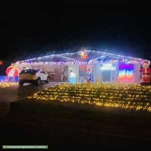 Christmas Light display at 14 Macswiney Street, Collingwood Park