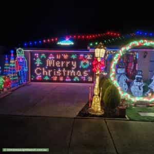 Christmas Light display at 16 Brooklime Way, Wallan