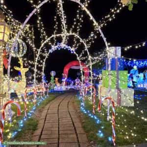 Christmas Light display at 18 Cooinda Avenue, Redwood Park