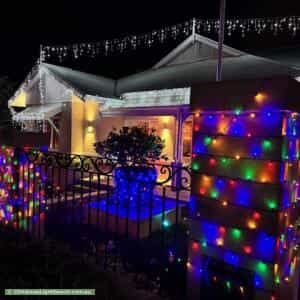 Christmas Light display at 34 Dunrossil Street, Wembley Downs