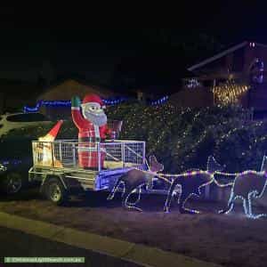 Christmas Light display at 41 Must Circuit, Calwell