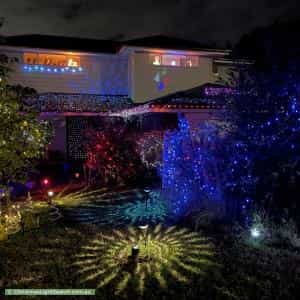 Christmas Light display at 4 Casuarina Avenue, Surrey Downs