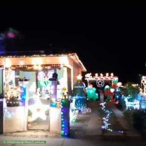 Christmas Light display at 9 Millett Street, Saint Arnaud