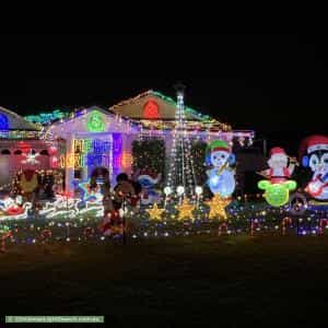 Christmas Light display at 60 Kiber Drive, Glenmore Park