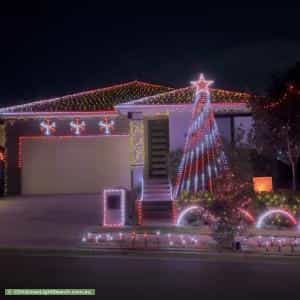 Christmas Light display at 24 Epsilon Street, Box Hill