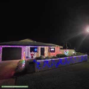 Christmas Light display at 5 Cumming Court, Glenella