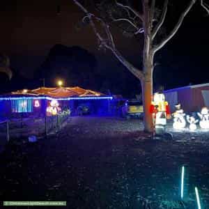 Christmas Light display at 174 Murray Grey Circle, Lower Chittering