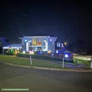 Christmas Light display at 11 Hector Court, Kellyville