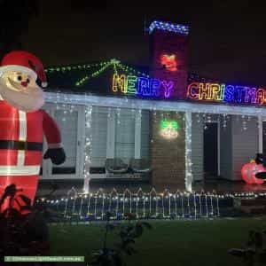 Christmas Light display at  Bedford Street, Airport West