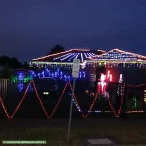 Christmas Light display at 7 Gregory Court, Cranbourne North