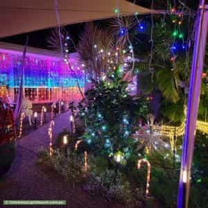 Christmas Light display at 73 Jasmin Drive, Bongaree