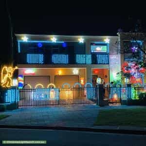 Christmas Light display at 37 Parkview Drive, Mawson Lakes