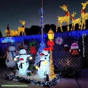 Christmas Light display at 3 Erin Court, Gulfview Heights