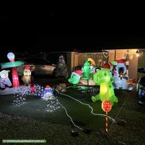 Christmas Light display at 13 Beachport Road, Seaford Rise