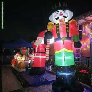 Christmas Light display at 39 Wagawn Street, Woodridge