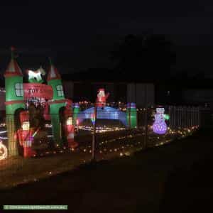 Christmas Light display at 14 Crawley Avenue, Hebersham