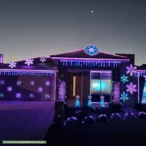 Christmas Light display at 35 Potton Rise, Alkimos