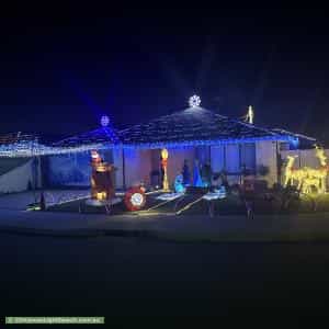 Christmas Light display at 41 Norwich Way, High Wycombe