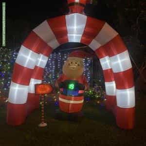 Christmas Light display at 44 Galloway Drive, Ashmore
