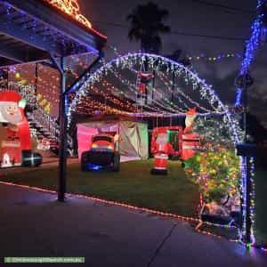 Christmas Light display at 19 Coachwood Street, Crestmead