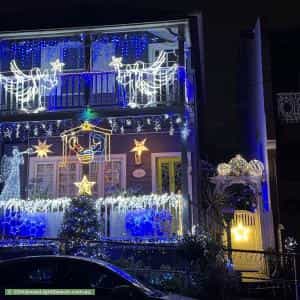 Christmas Light display at 48 Cameron Street, Birchgrove