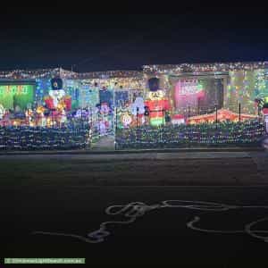 Christmas Light display at  36 Black Forest Road, Werribee