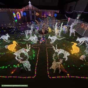 Christmas Light display at 10 Eldridge Road, Greystanes