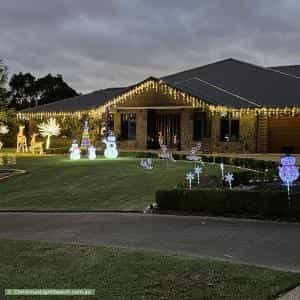 Christmas Light display at 21 Plenty Views Boulevard, Plenty