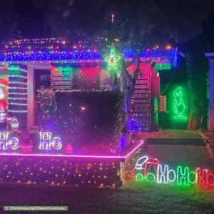Christmas Light display at 27 Stradbroke Street, Burpengary East