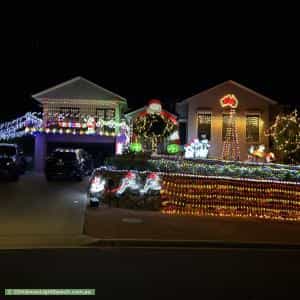 Christmas Light display at 271 Bicentennial Drive, Jerrabomberra