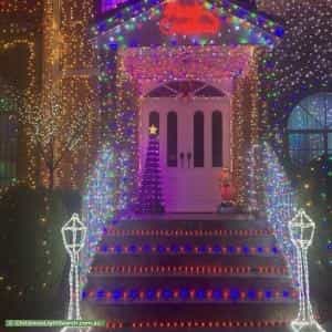 Christmas Light display at 52 Arncliffe Boulevard, Greenvale